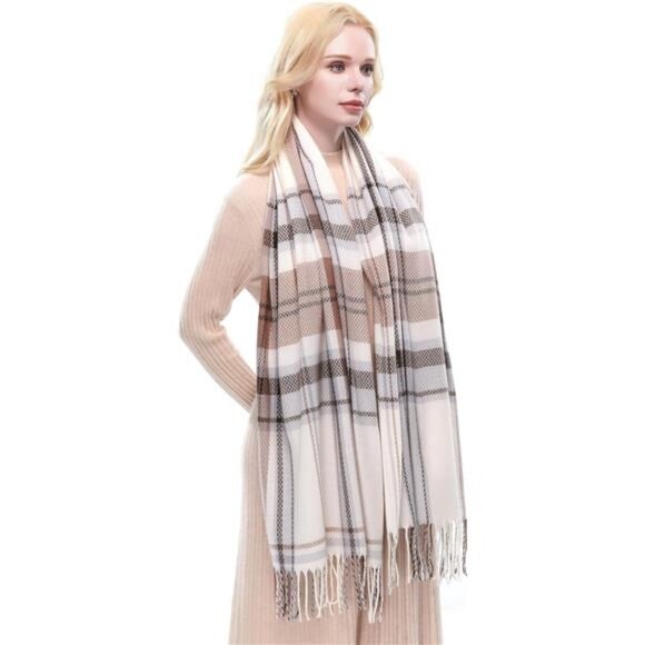 Accessories - Plaid Scarf for Cold Weather Warm 09